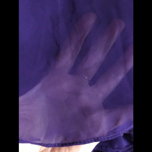 Windsor sequins Rhinestones strapless Purple dress size 7/8 - Picture 12 of 13